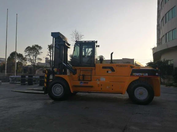 28 Ton Heavy Forklift Truck Color Yellow OEM
