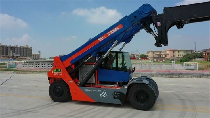 Operate Inside Container Telescopic Forklift