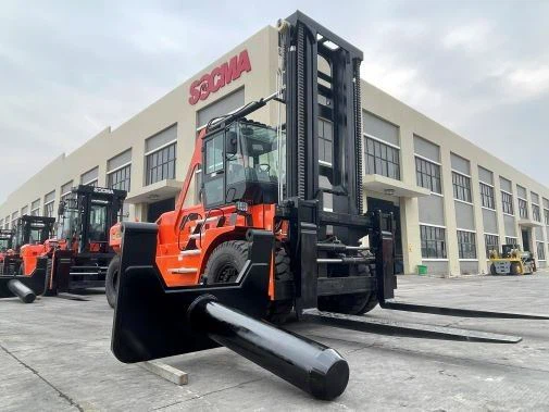 25 Ton Forklift Attach Steel Coil Rotation