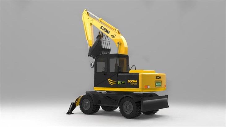 حفار مجنزر بشبكة 13.5t SOCMA