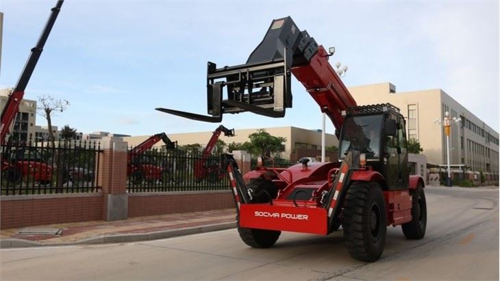 Telescopic Forklift Machine SOCMA Machine HNT Telehandler