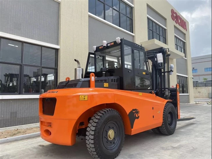 12 Ton Forklift 3 Stage 4.5 Meter Height Paper Roll Clamp