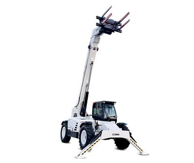 SOCMA 6.5 طن 12 م رافعة تلسكوبية 4WD Crab Mode